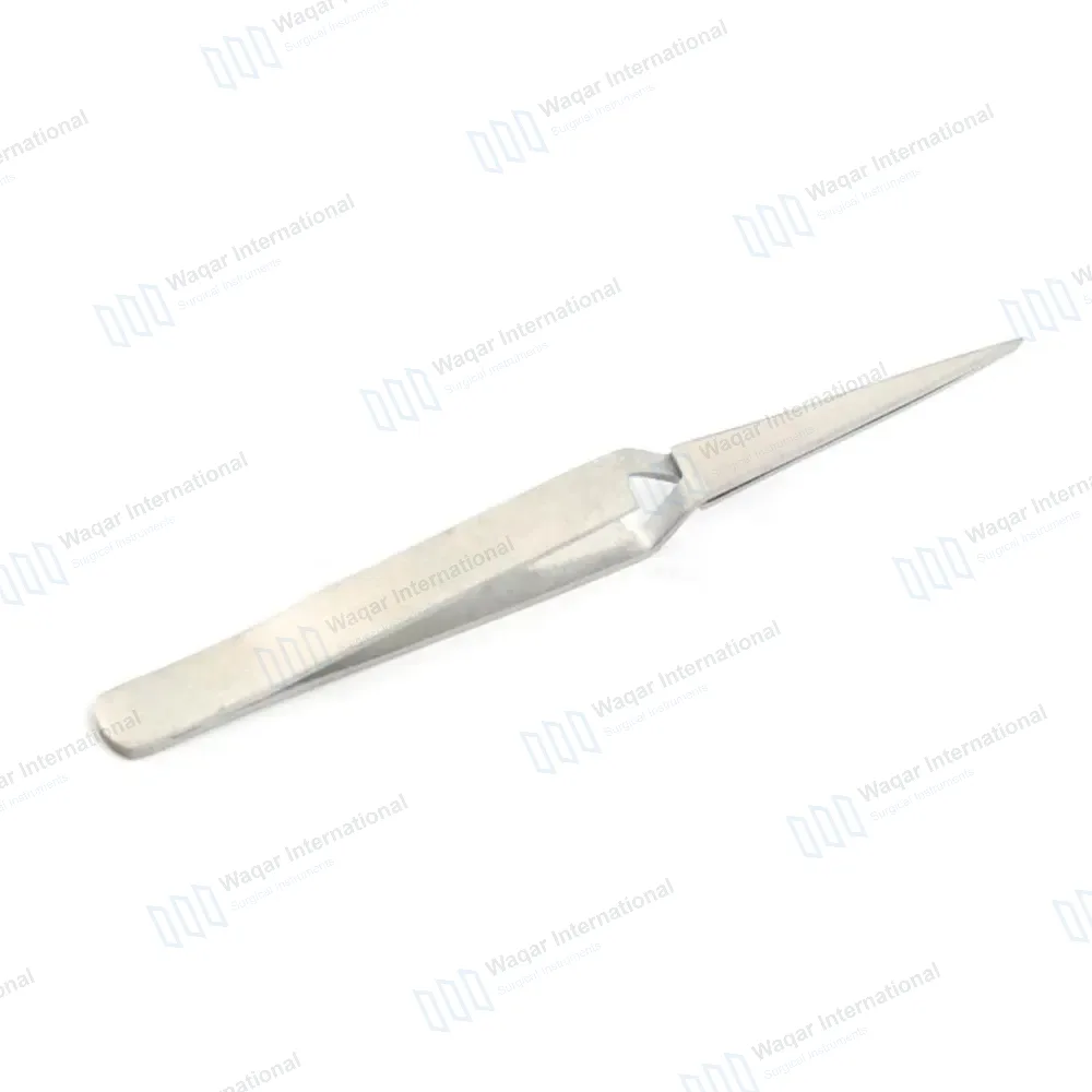 Light Silver Eyebrow Tweezers Eye Lash Extension Tweezer