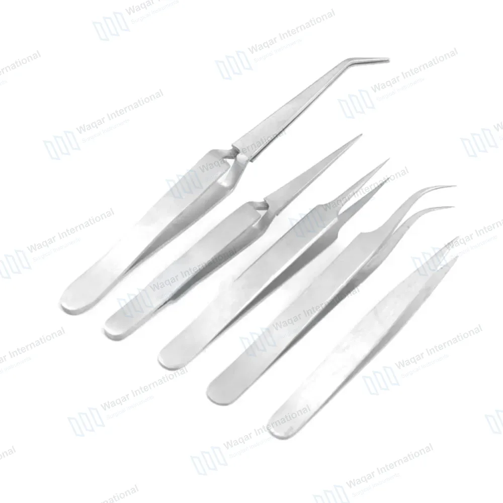 Eye Care Fine Pointed Tip Tweezers for Eyelash Extensions – Eyelash Tweezers