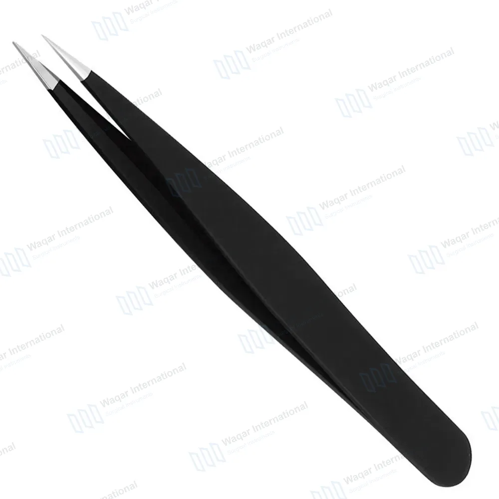 Best Anti Static Coated Eye Care Beauty Body Hair Electronic Repairing Tweezer