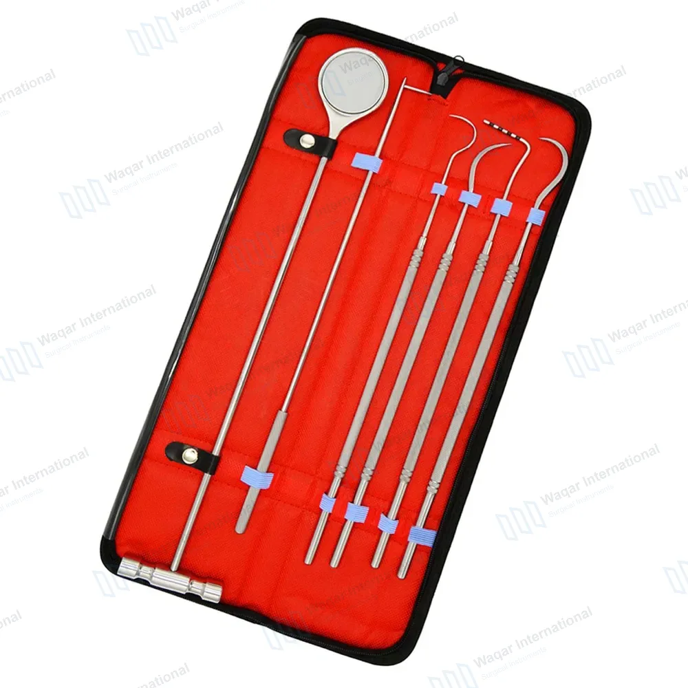 6 Pcs Equine Periodontal Instrument Kit