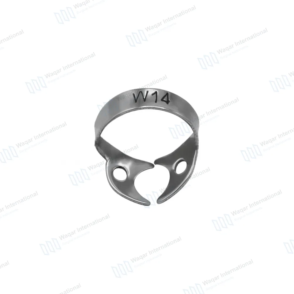 Endodontic Rubber Dam Clamp #W14 – Wingless