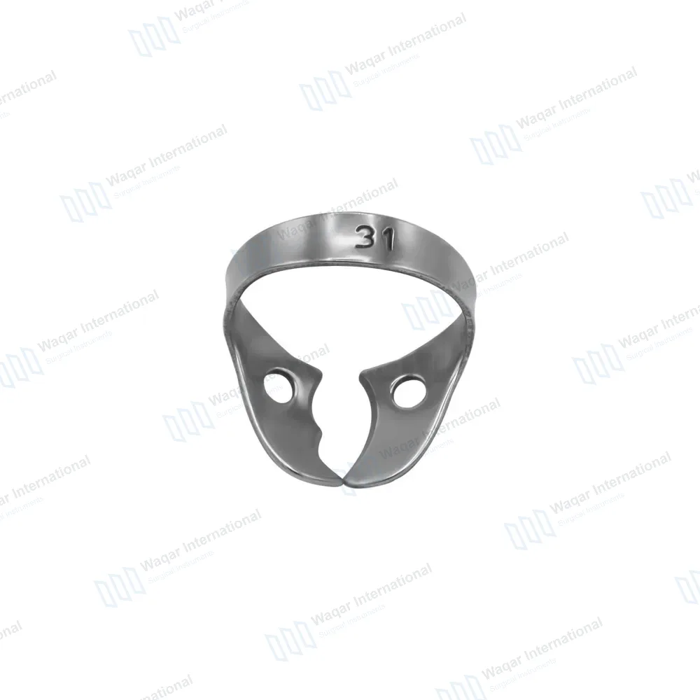 Endodontic Rubber Dam Clamp #31 for Upper Left Molars