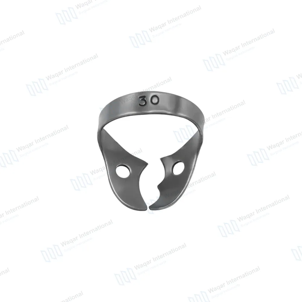 Endodontic Rubber Dam Clamp #30 for Upper Right Molars