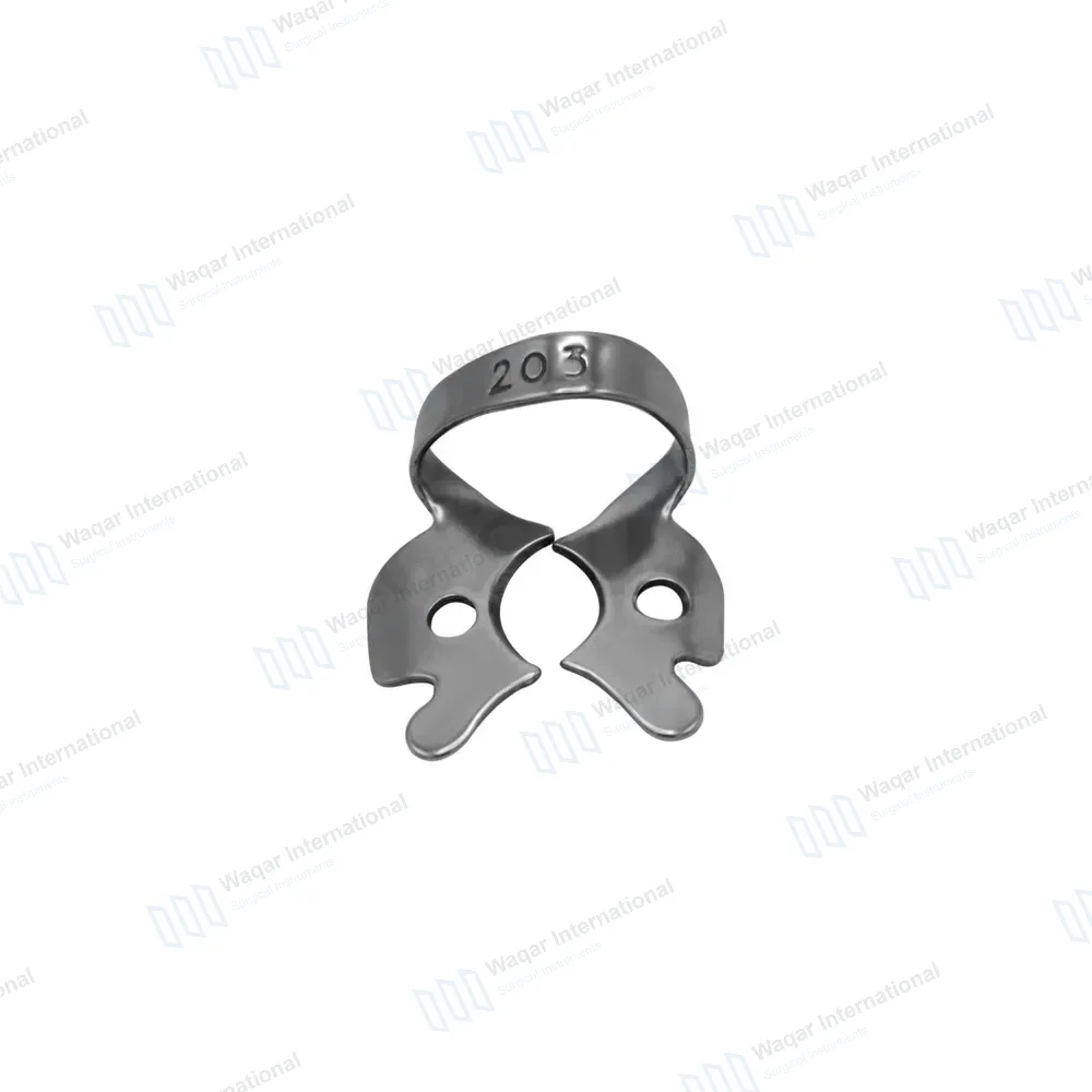 Endodontic Rubber Dam Clamp #203 for Small Lower Molars