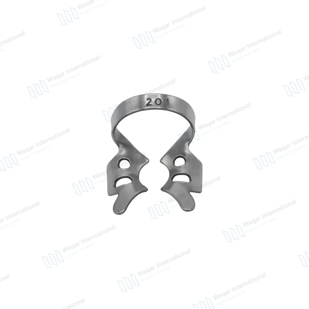 Endodontic Rubber Dam Clamp #201 for Upper Molars