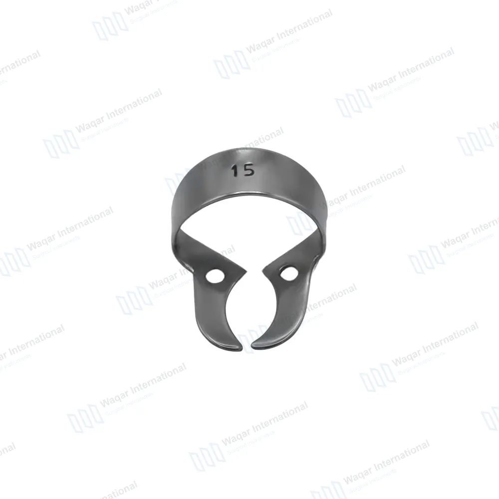 Endodontic Rubber Dam Clamp #15 for Big Lower Molars