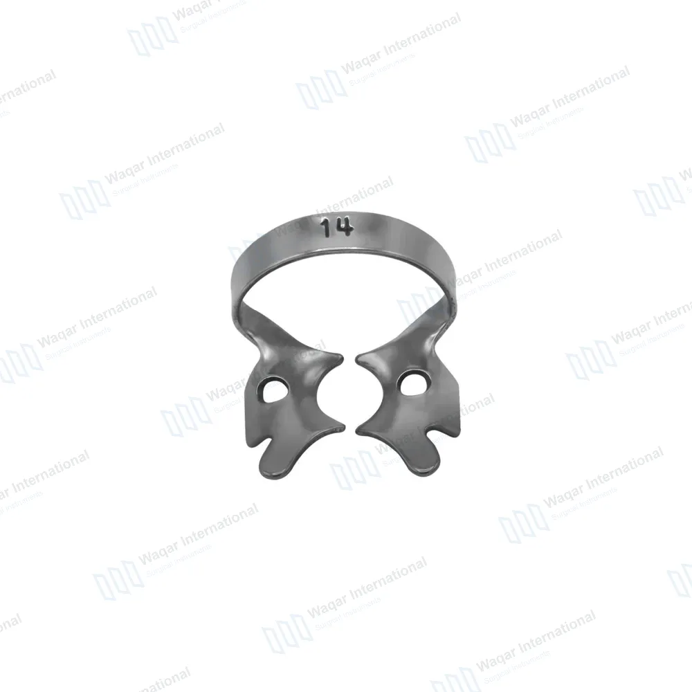 Endodontic Rubber Dam Clamp #14 for General Molars