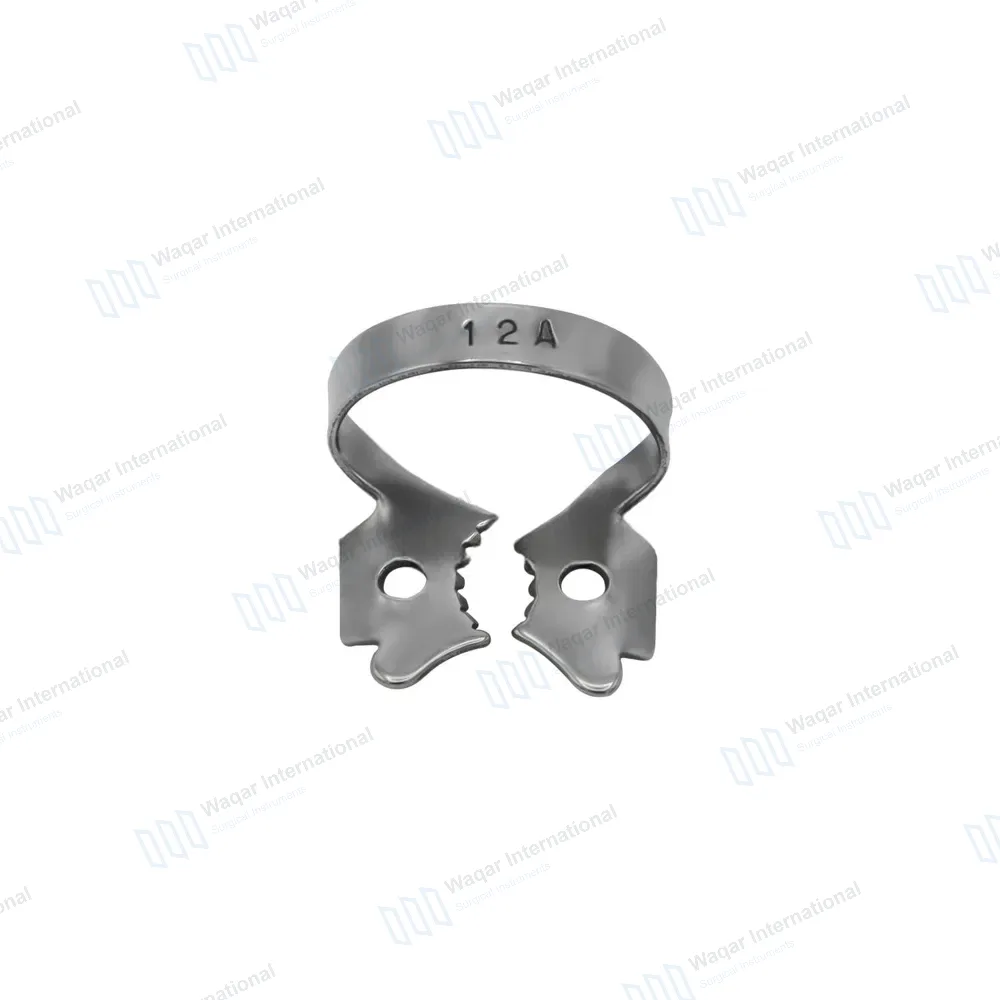 Endodontic Rubber Dam Clamp #12A for Lower Right Molars