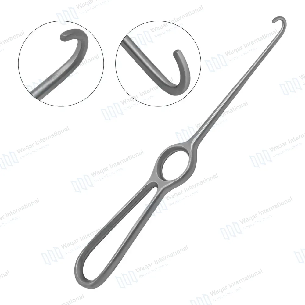 Volkman Hook Retractor 8.5″ Blunt 1 Prong with Ring Handle