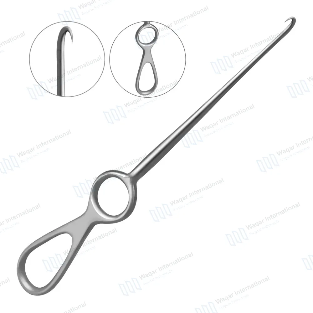 Volkman Bone Hook 8.5″ Sharp with Ring Handle