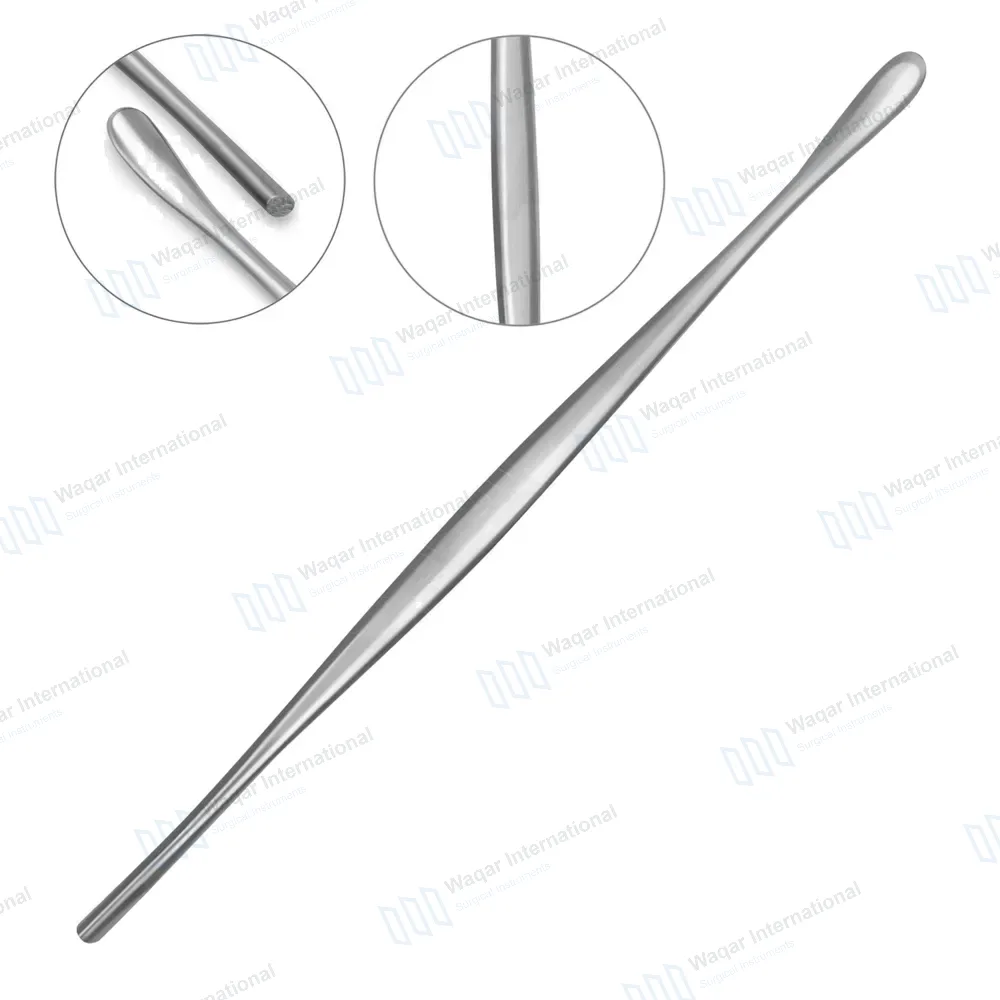 Penfield Dissector Style #2 7 3/4″ Double Ended Slightly Curved Wax Packer & 6mm Blunt Dissector