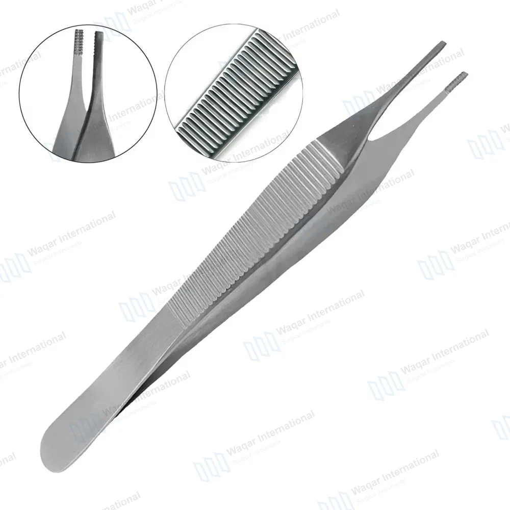 Adson Brown Tissue Forceps 4.75″ 7×7 Teeth