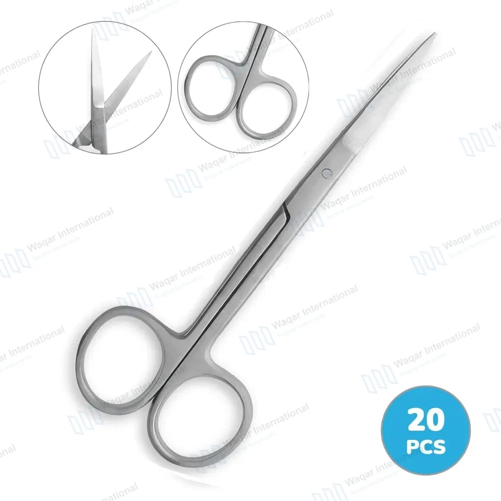 Pack of 20 Iris Scissors 11.5cm Straight