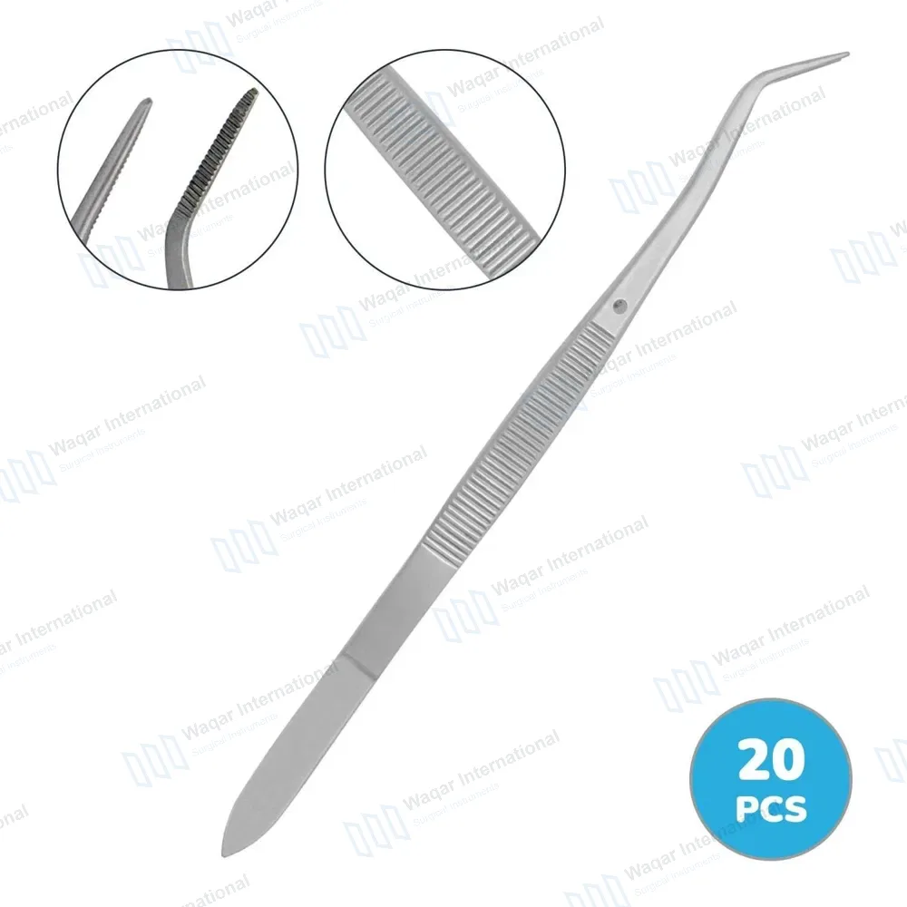 Pack of 20 Pcs Meriam Foil Tweezers 16cm