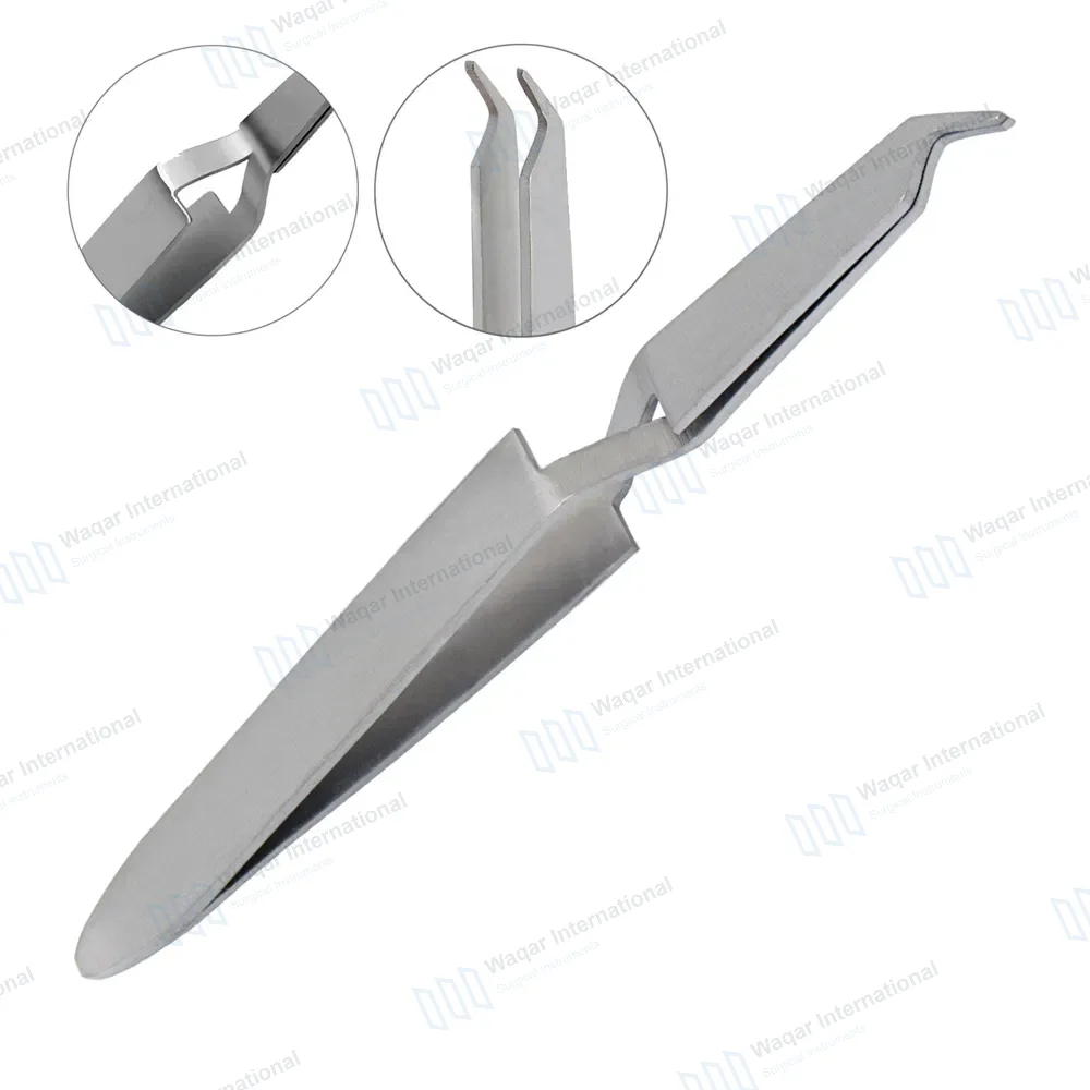 Bracket Placement Tweezer 4.5″ Narrow Smooth Tips