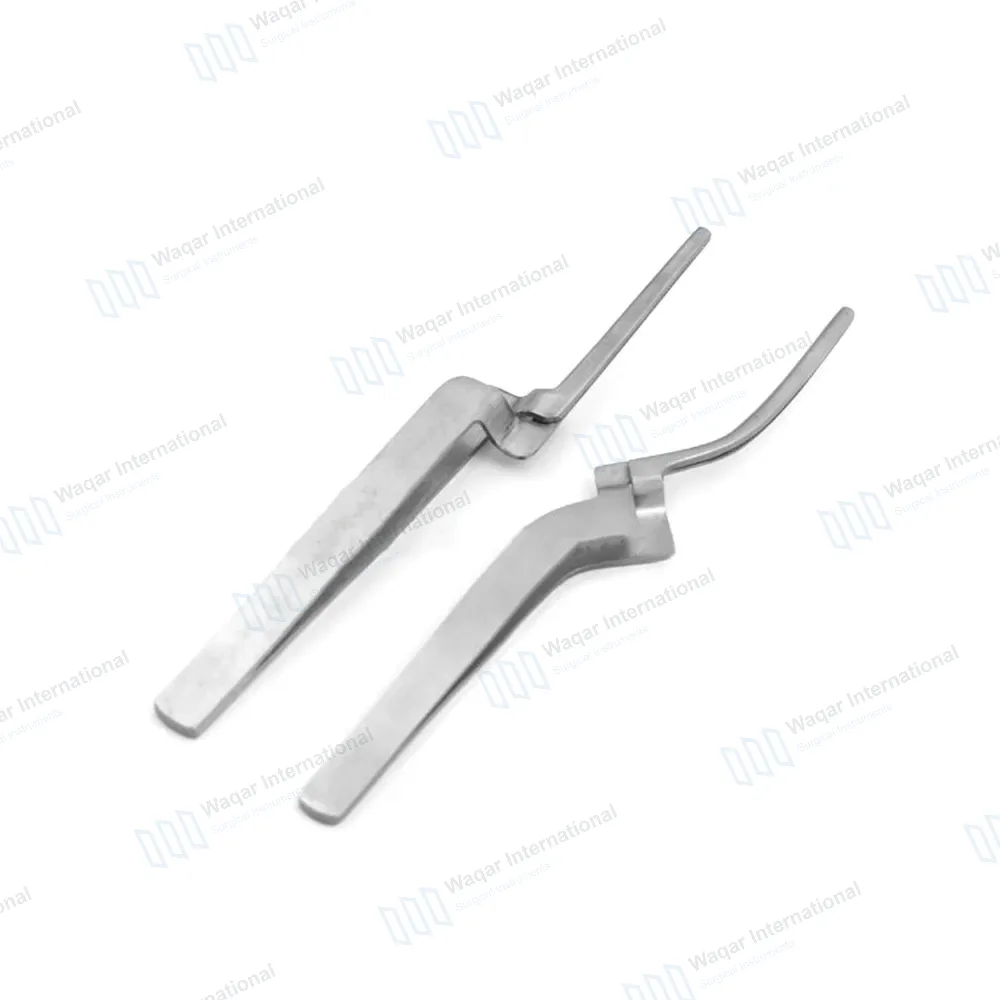 2 Articulating Paper Forceps Straight + Curved Dental Insturments