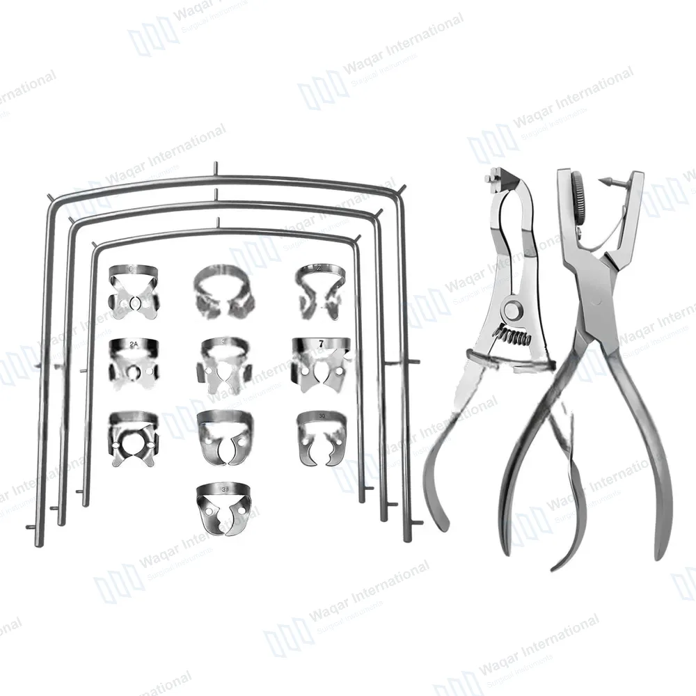 Starter Rubber Dam Kit of 15 Pcs Dental Surgical