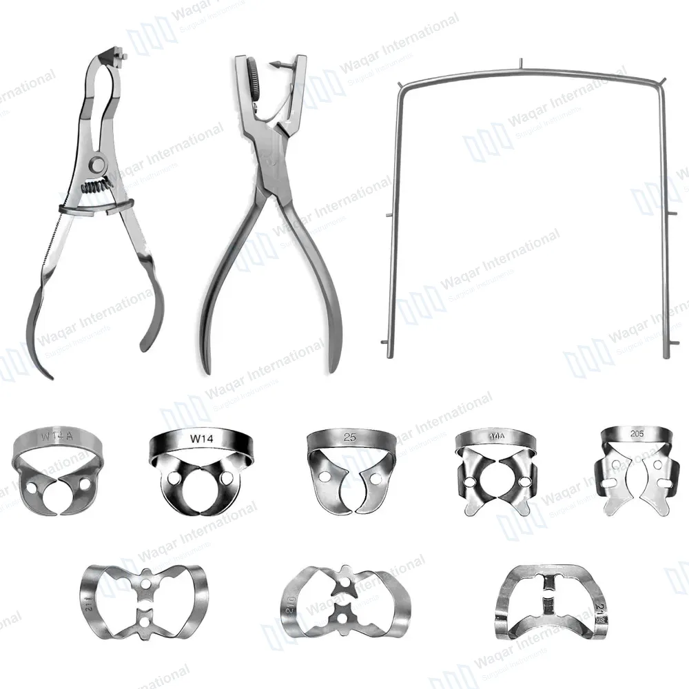 Starter Rubber Dam Kit of 11 Dental Surgical