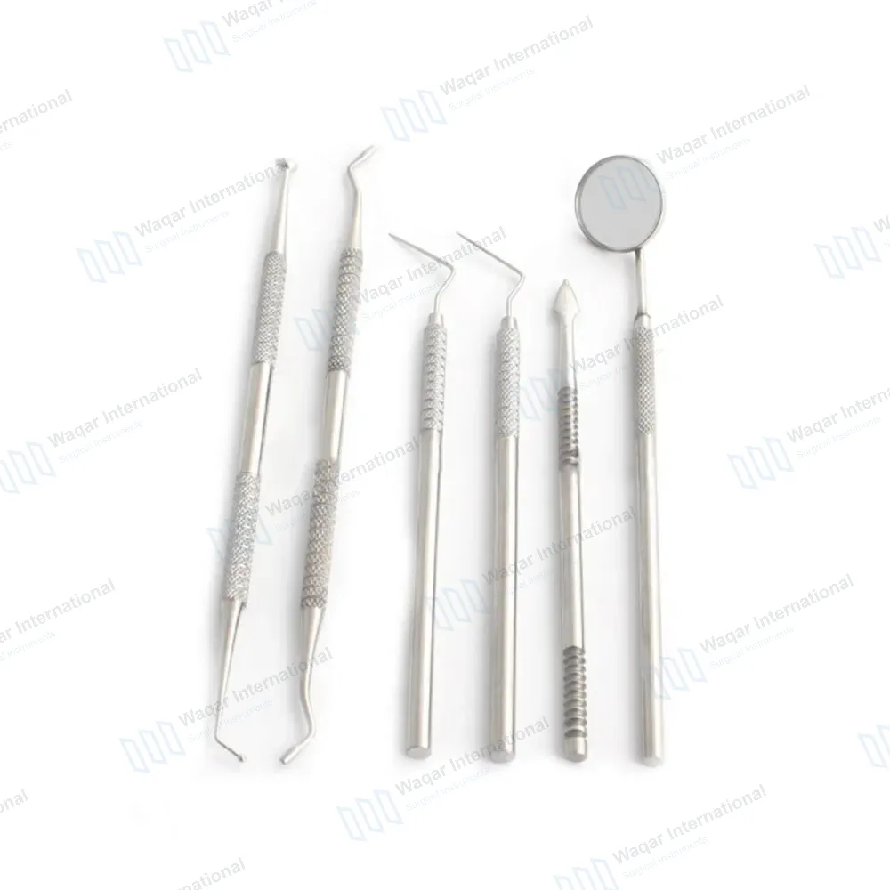6 Pcs Dental Dentist Pick Tool Set Surgical Dental