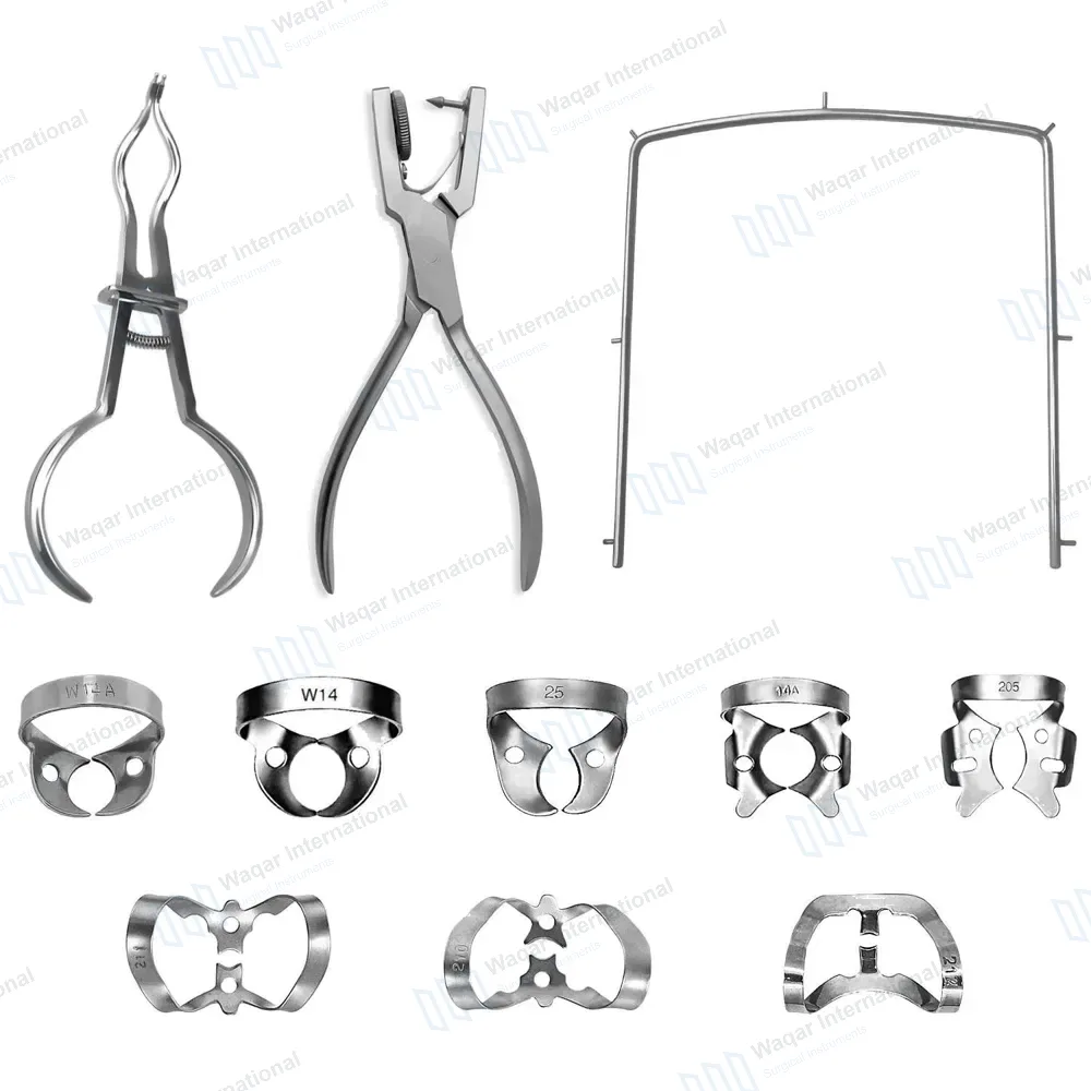 11 Pcs Starter Rubber Dam Kit