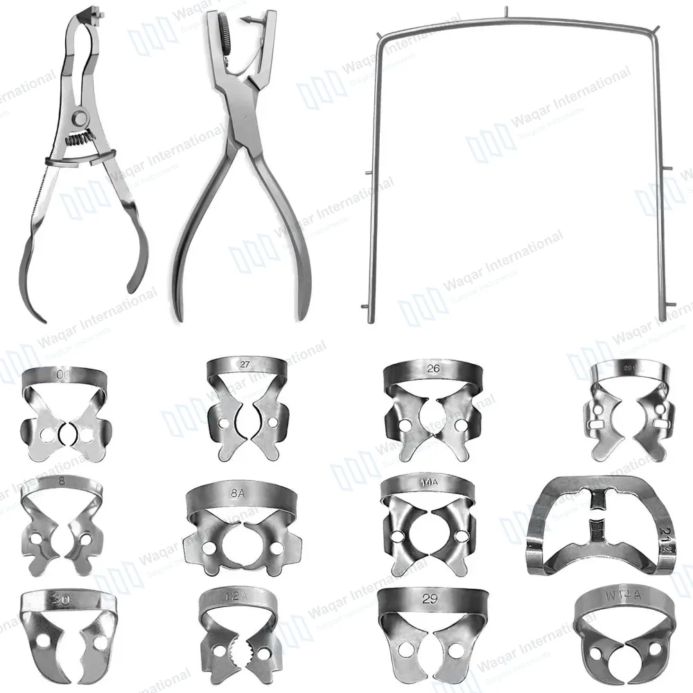 15 Pcs Basic Rubber Dam Kit