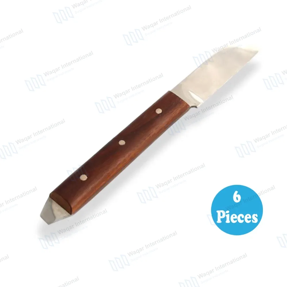 6 Dental Lab Plaster Knife #12R New