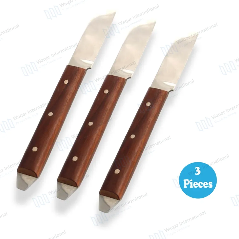 3 Dental Lab Plaster Knife #12R New