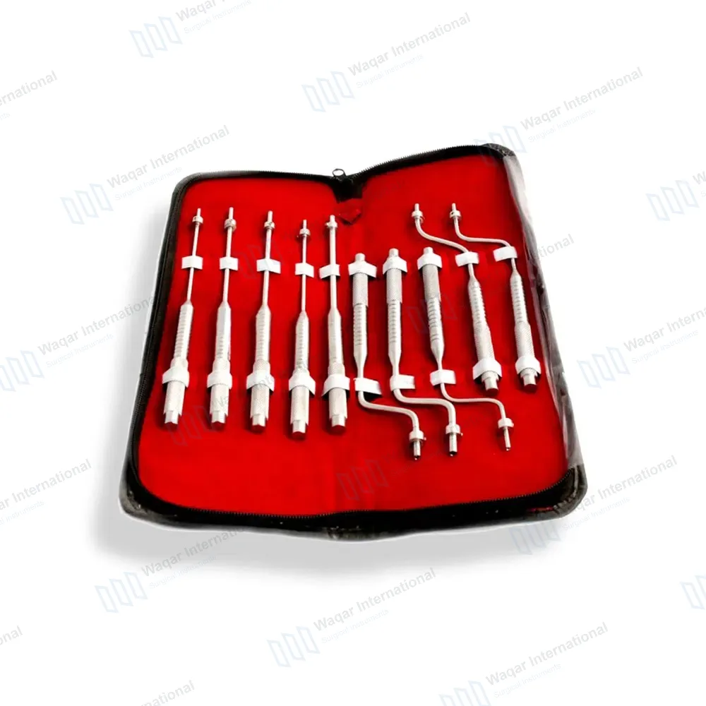 10 Sinus Osteotomes Set Implant Dental Bone Grafting Elevators