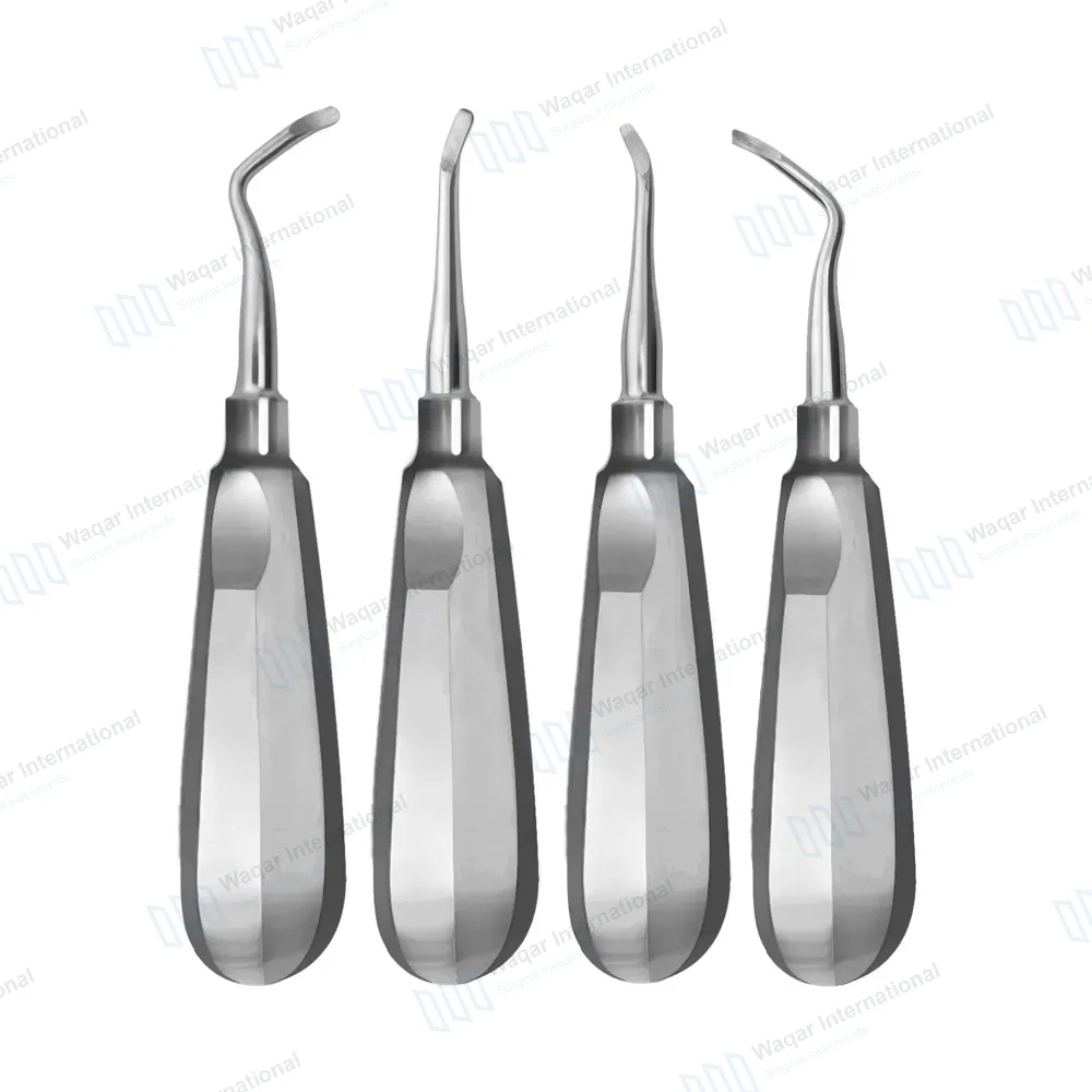 Set of 4 Miller Dental Root Extracting East West Right Left Elevators