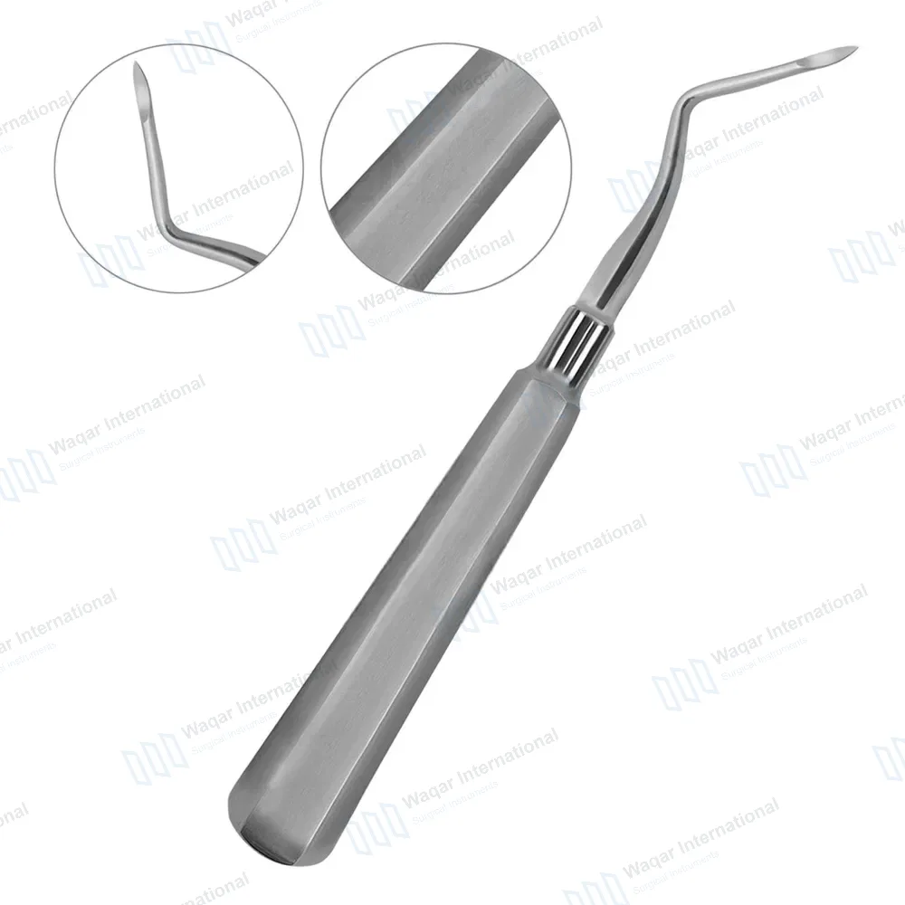 Heidbrink Root Elevator #2 Right Angled Slightly Curved Pointed Tip