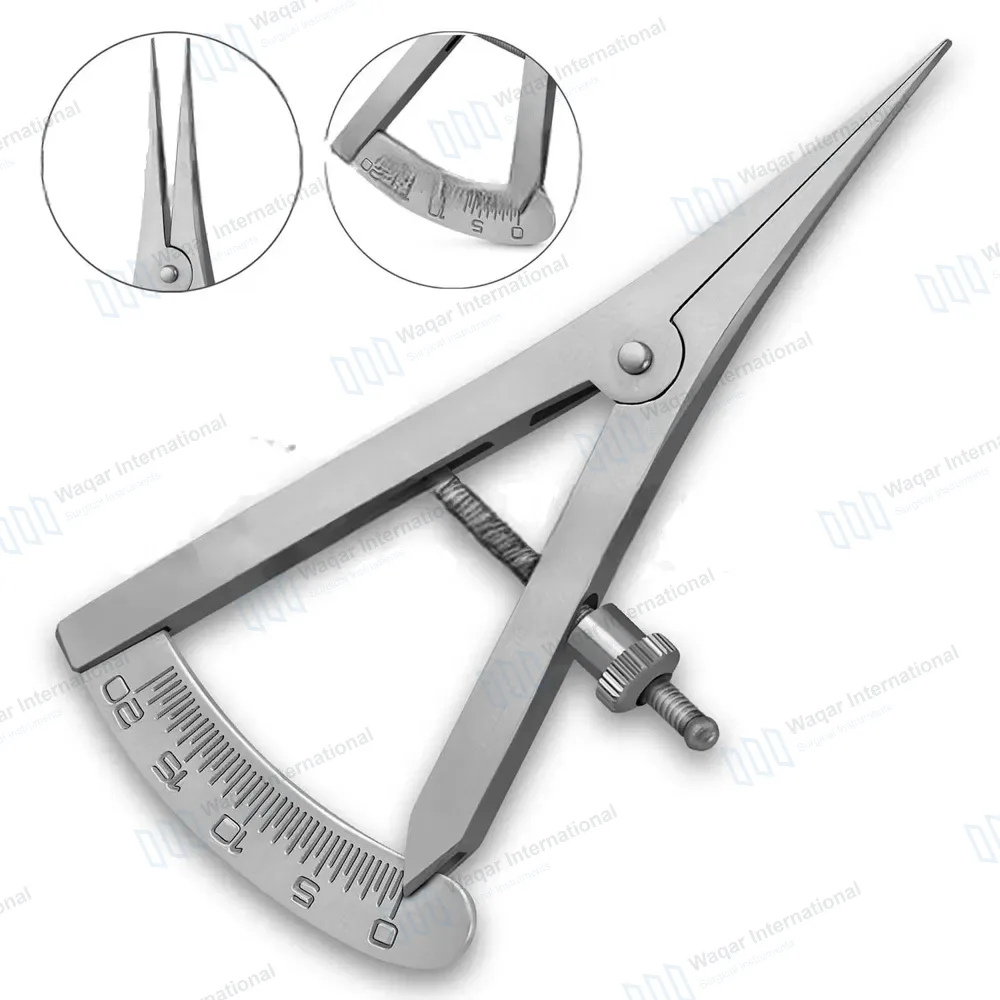 Castroviejo Caliper 3.5″ Straight 0-20mm