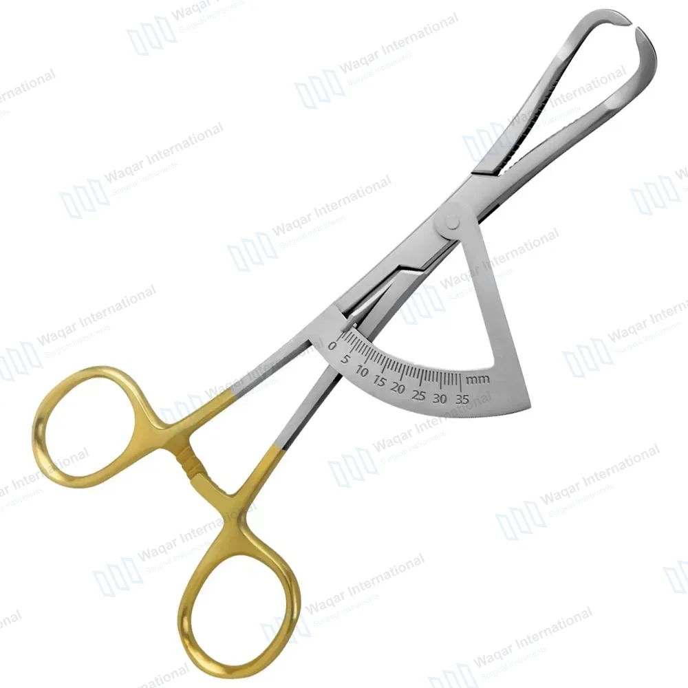 Bone Ridge Mapping Caliper 6.5″ Ring Style with Gold Handle