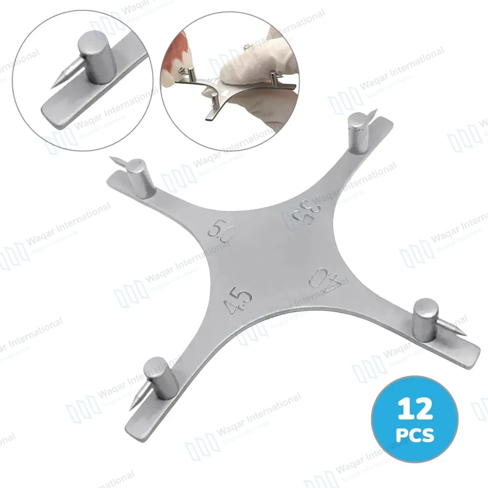 12 Pcs Star-Like Boone Bracket Positioning Gauge Set