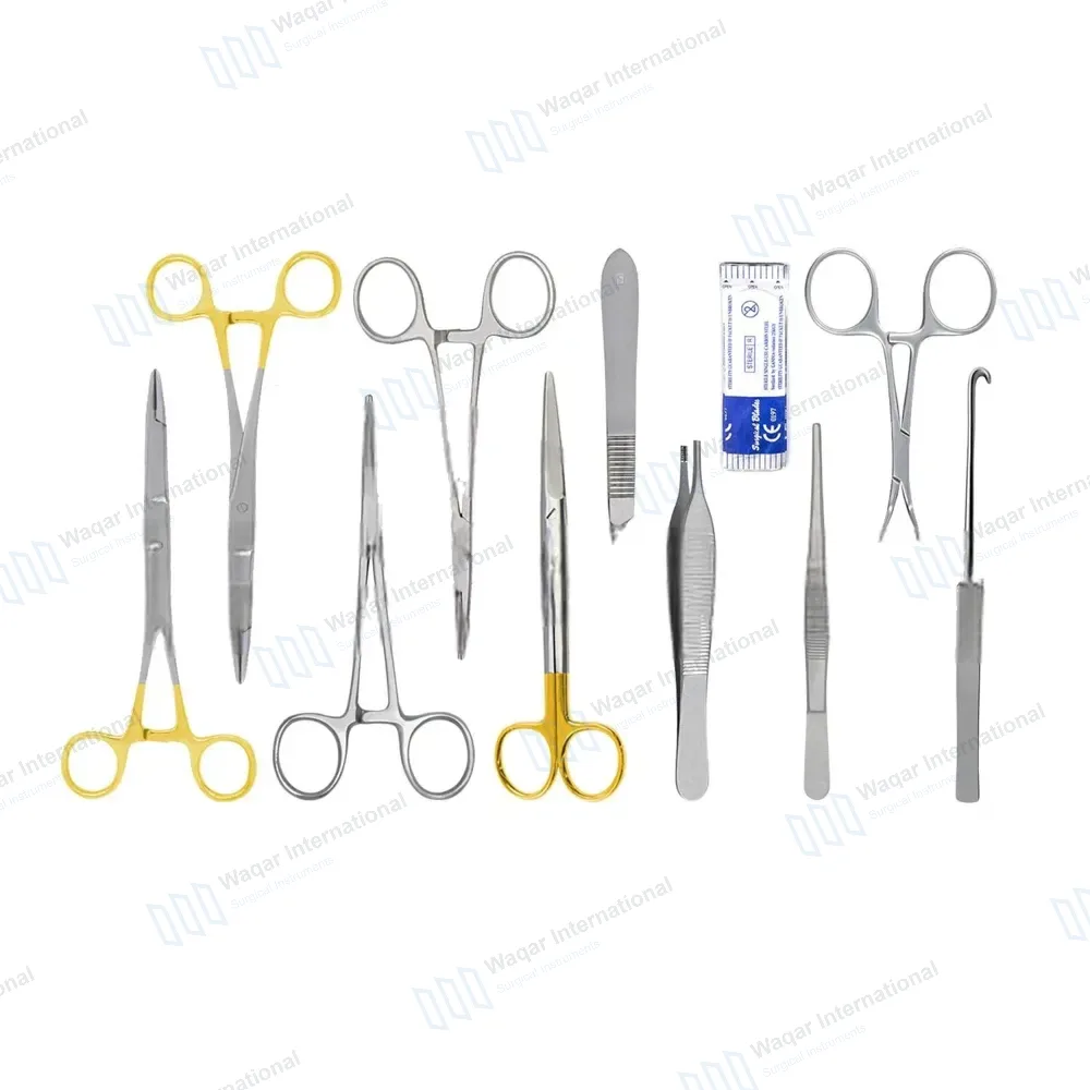 15 Pcs Feline Spay Instruments Pack