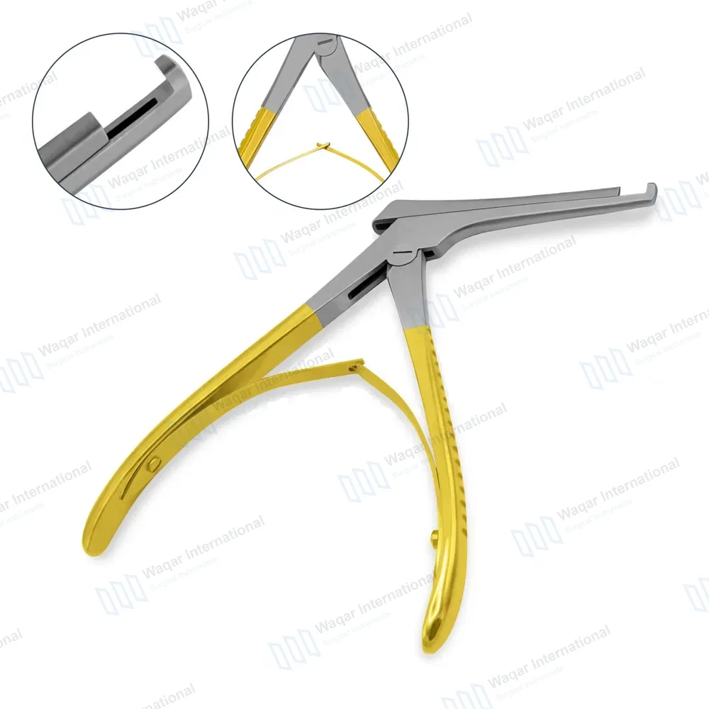 Kerrison Rongeur 3″ Shaft Size #2 5mm Bite 90 Degree Up Gold Handle