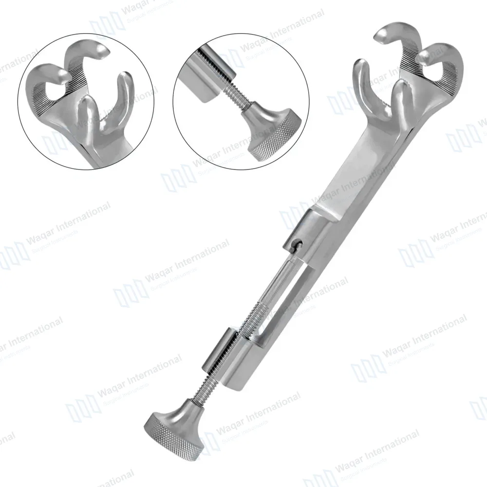 Lambert-Lowman Bone Clamp 8″ 2×2 Prong Jaws 1 3/8″ Wide