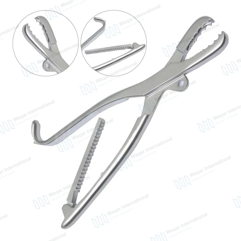 Farabeuf Lambotte Bone Holding Forceps 10″ Adjustable Jaw with Ratchet