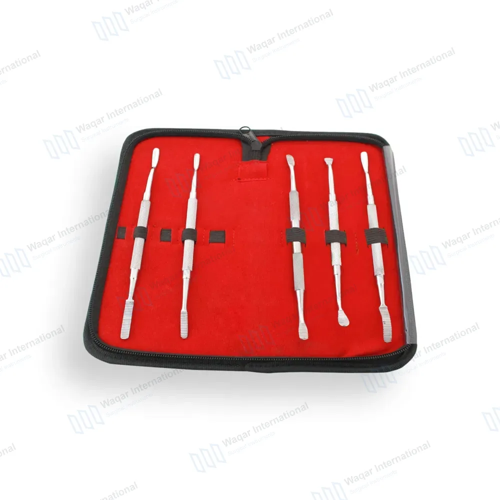 5 Pcs Bone Files Kit Dental Surgical Orthopedic Veterinary Surgery