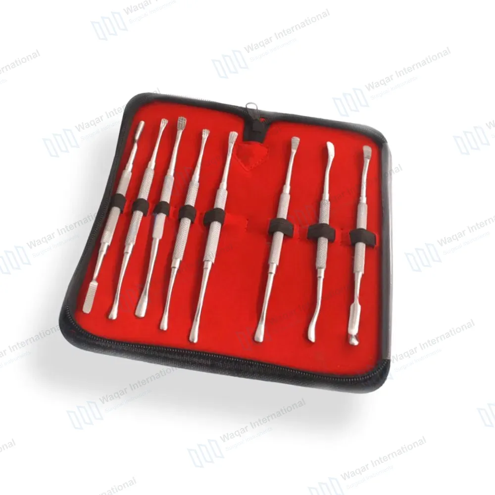 8 Pcs Bone File Set for Surgical Dental Orthopedic Veterinary