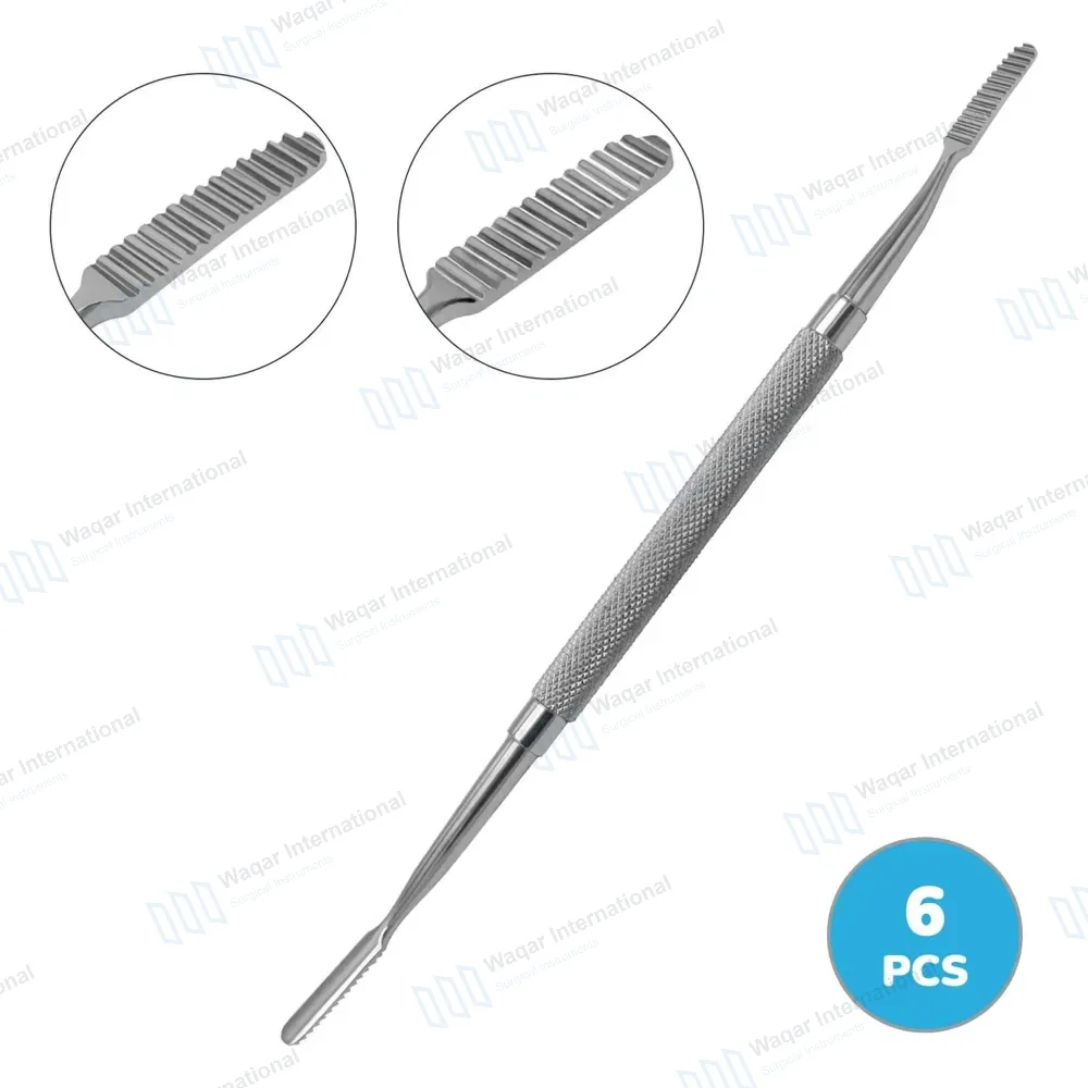 6 Pcs Dental Bone File #33 Double Ended