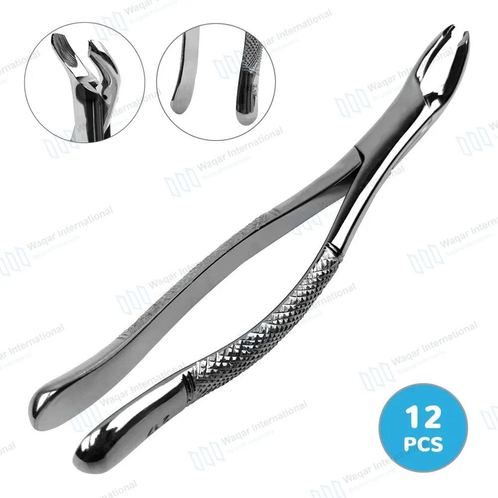 12 Dental Extracting Forceps #217 for 1st & 2nd Lower Molars