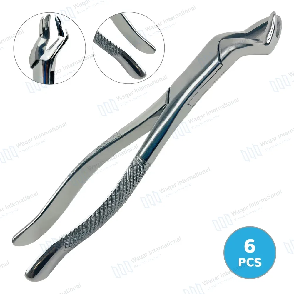 6 Dental Extracting Forceps #88L 1st & 2nd Upper Molar