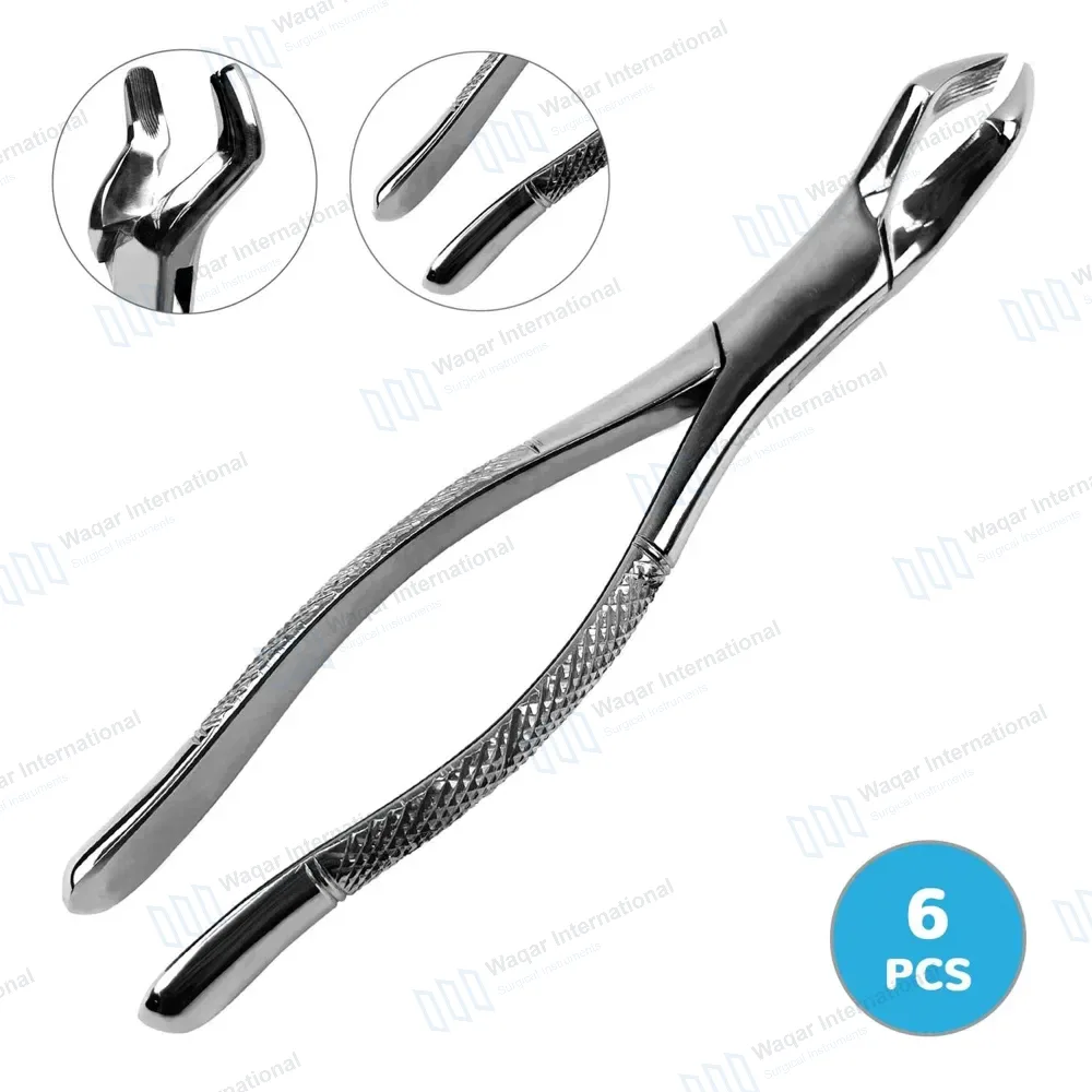 6 Extracting Forceps #210S Upper 3rd Molars, Universal