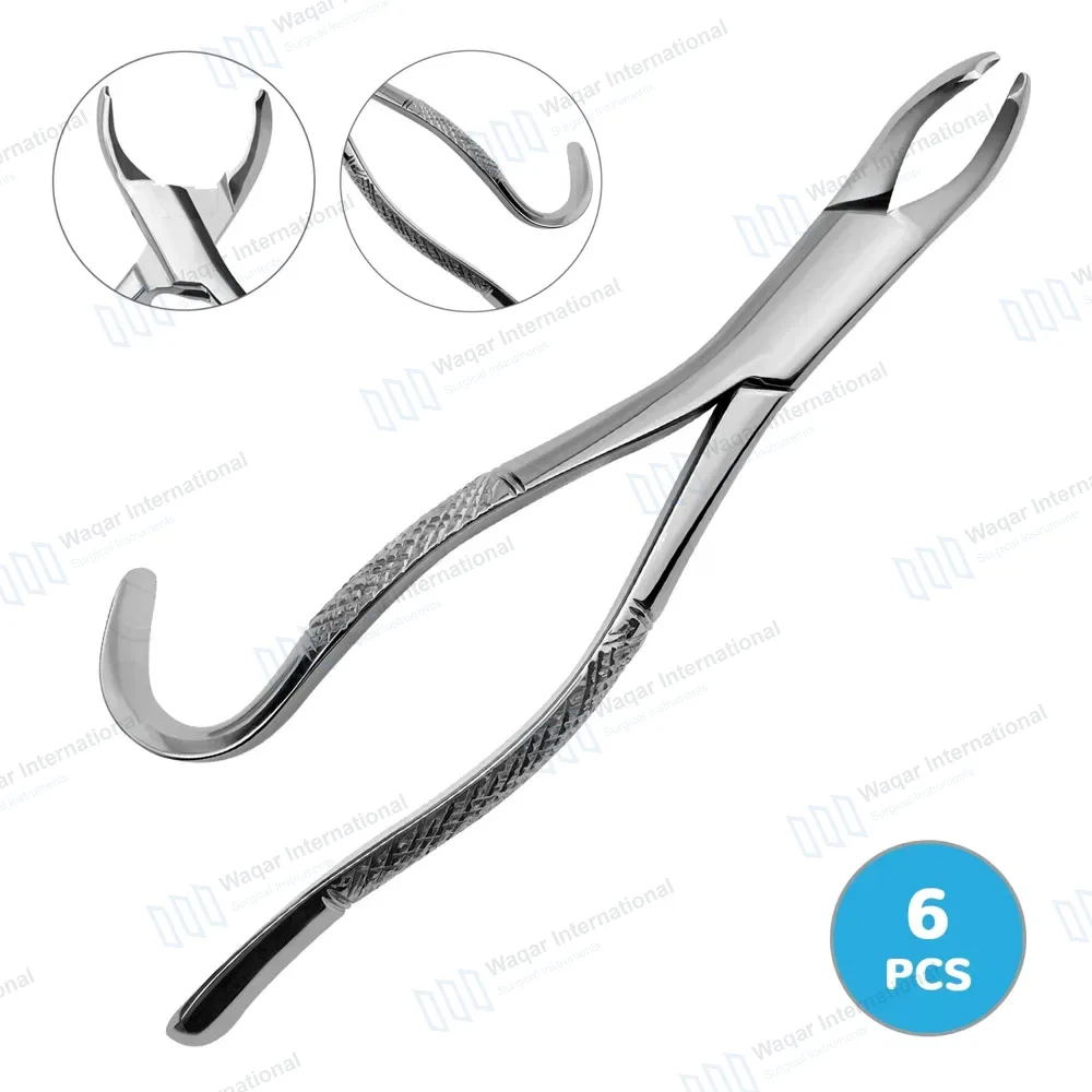 6 American Extracting Forceps #15 Lower Molars