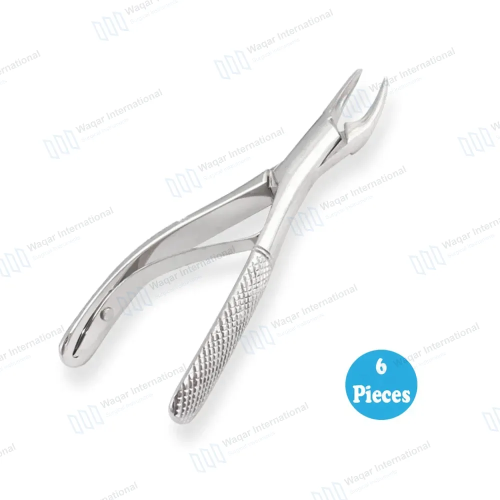 6 Universal Pedo Extracting Forceps Set #150 1/2S for Upper Teeth
