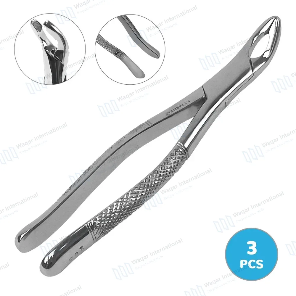 3 Extracting Forceps #203 Lower Incisors, Canines, Premolars & Roots