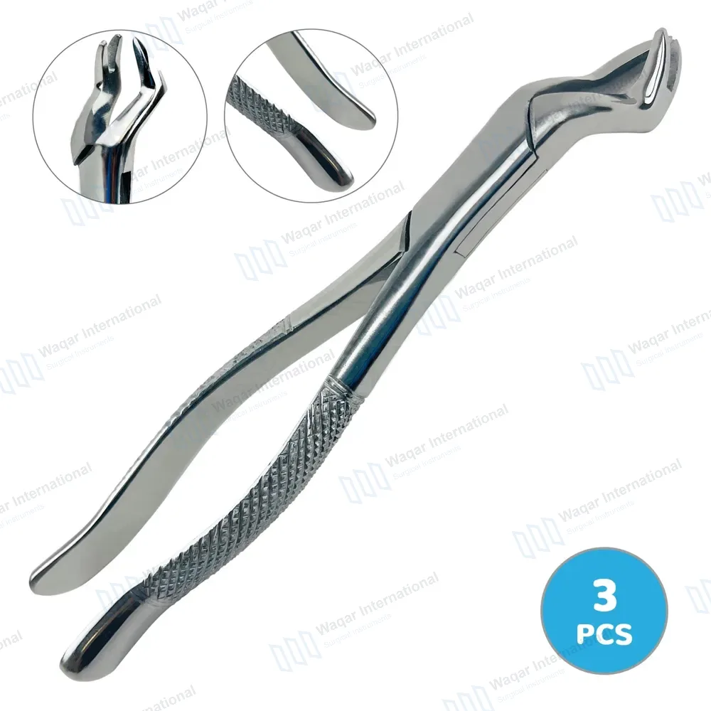 3 Dental Extracting Forceps #88L 1st & 2nd Upper Molar