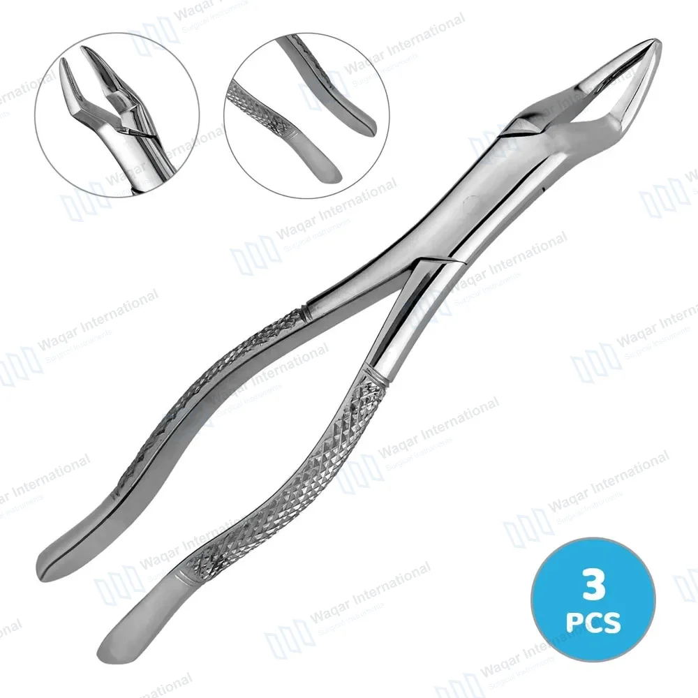 3 Extracting Forceps #286 for Upper Roots, Incisors & Premolars