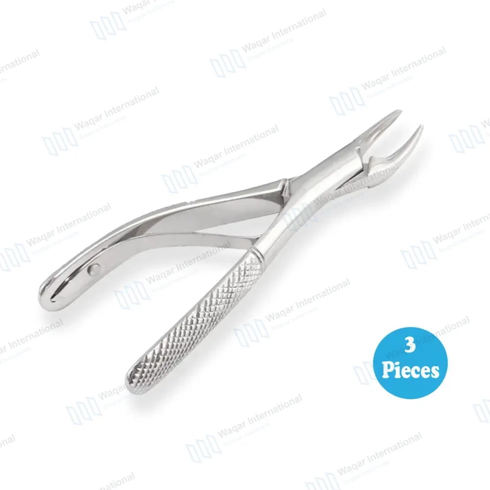 3 Universal Pedo Extracting Forceps #150 1/2S for Upper Teeth
