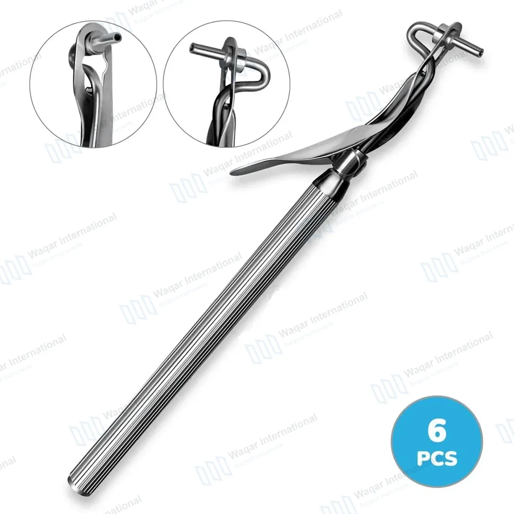 6 Pcs Amalgam Carrier Single Ended Set 1.5mm Mini Tip